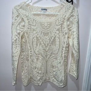 Lace long sleeves